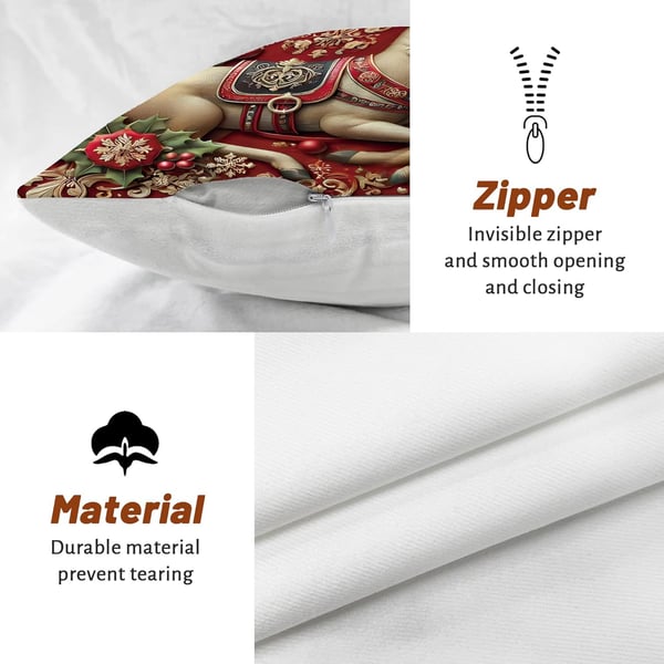 Christmas Themed Cushion Cover