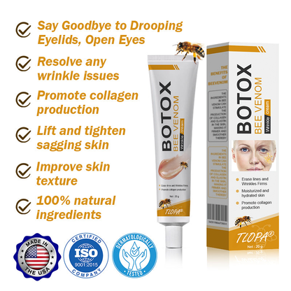 (Made and Shipped from USA) 🧑‍⚕️TLOPA® Botox Bee Venom Wrinkle Removal Cream- LAST DAY 70% OFF🔥