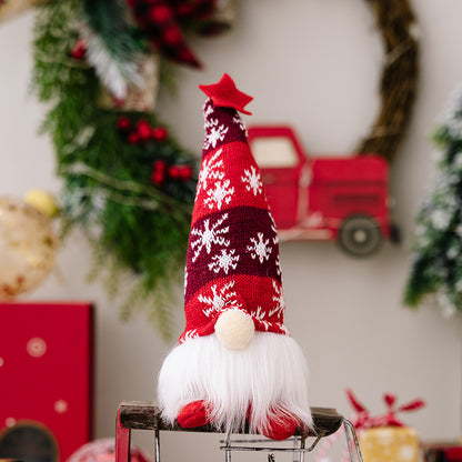 🎁 Whimsical Christmas Gnome with Lights – Cozy Nordic Santa Plush for Festive Home Decor
