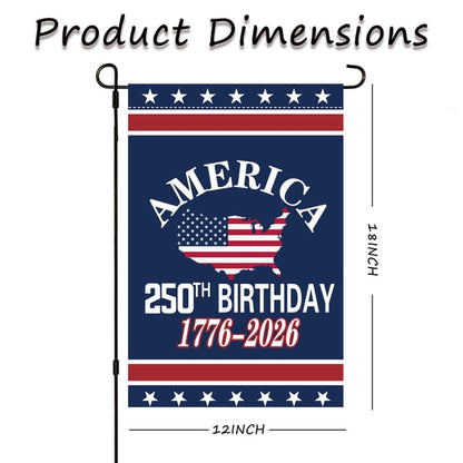 🔥2025 HOT SALE 🔥- U.S. 250th Birthday Garden Flag