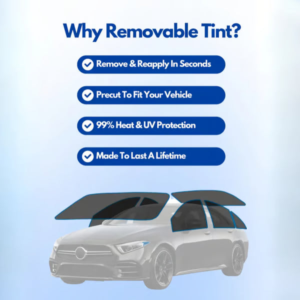 Removable Window Tint For Any Cars