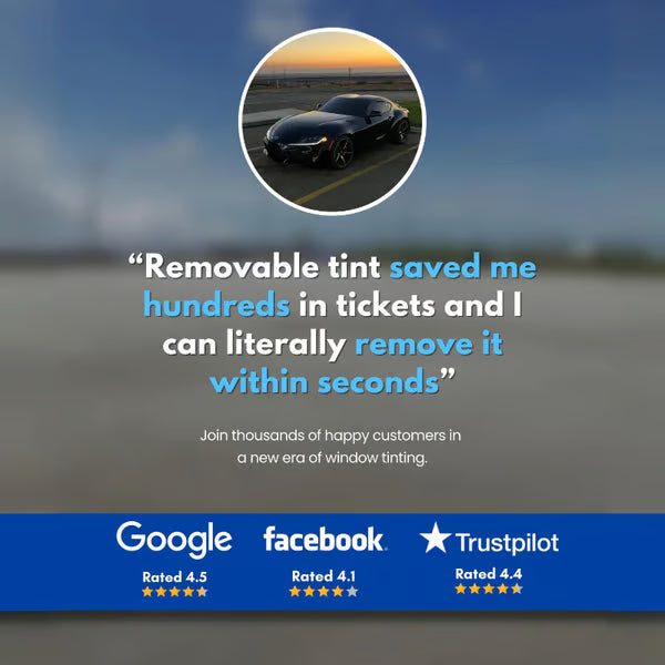 Removable Window Tint For Any Cars