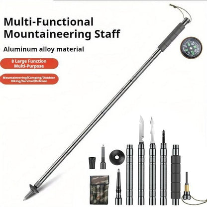 ⚡7-in-1 Tactical Hiking Stick