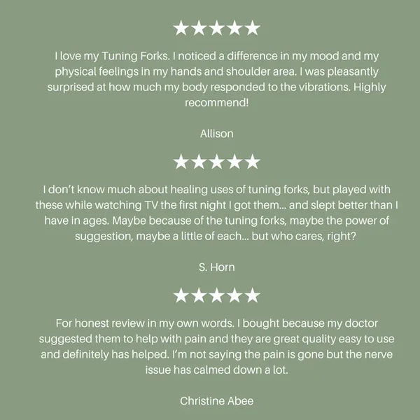 Resonance Sound Healing Tuning Fork Set