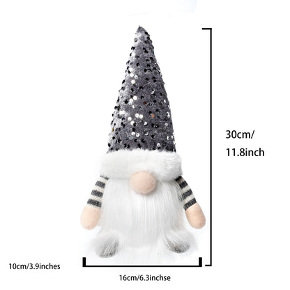 ✨ Lighted Christmas Gnome Plush – Premium Nordic Reindeer Santa Decoration for Festive Home & Gifts