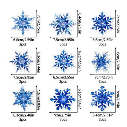 Christmas 3D Glowing Wall Decals