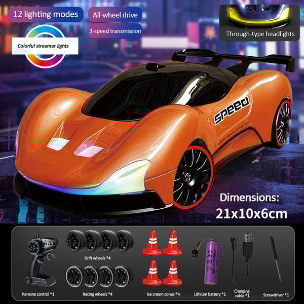 🔥LAST DAY 49% OFF- 🚗Professional RC drift remote control car, four-wheel drive sports car