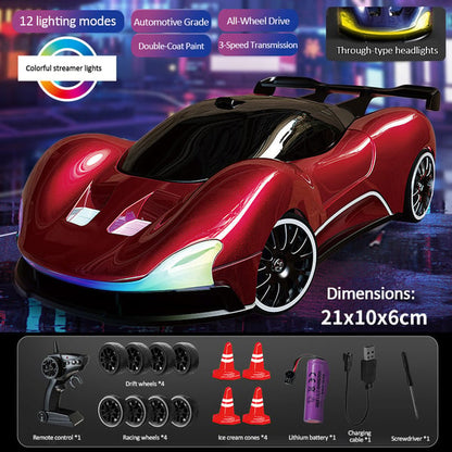 🔥LAST DAY 49% OFF- 🚗Professional RC drift remote control car, four-wheel drive sports car
