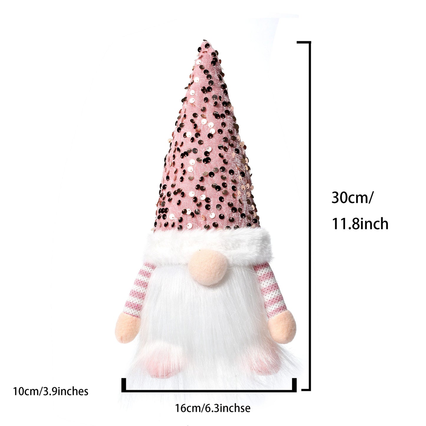 ✨ Lighted Christmas Gnome Plush – Premium Nordic Reindeer Santa Decoration for Festive Home & Gifts