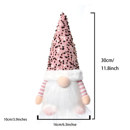 ✨ Lighted Christmas Gnome Plush – Premium Nordic Reindeer Santa Decoration for Festive Home & Gifts