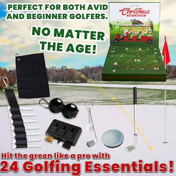 🔥Last Day Sales 50% OFF⛳24 Days of Golfing Joy Advent Calendar