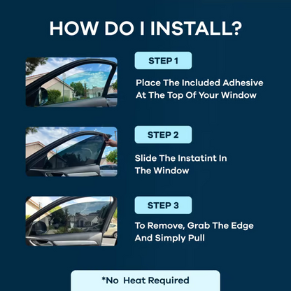 Removable Window Tint For Any Cars