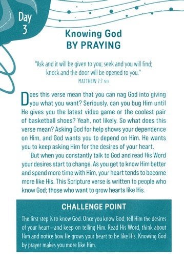 Mini Devotions Knowing God for Kids