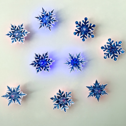 Christmas 3D Glowing Wall Decals