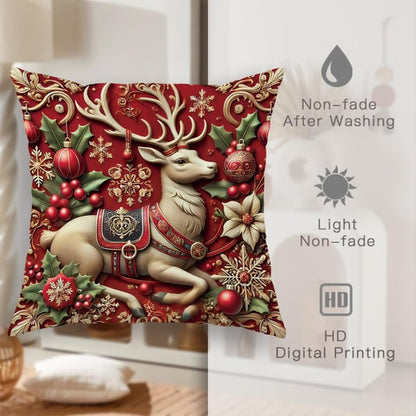 Christmas Themed Cushion Cover