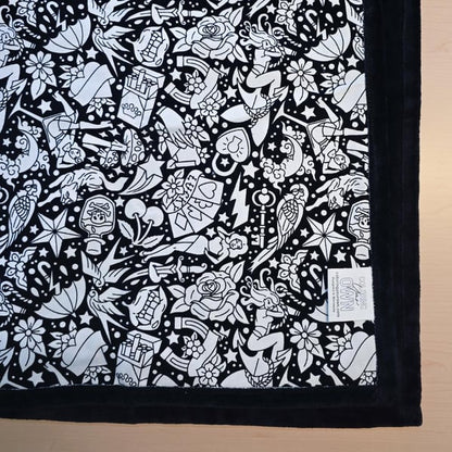 🔥Last Day 50% OFF - 🎨✨DIY Coloring Blanket ✨Non-toxic paint, 100% colorfast✨