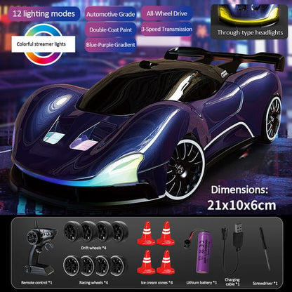 🔥LAST DAY 49% OFF- 🚗Professional RC drift remote control car, four-wheel drive sports car