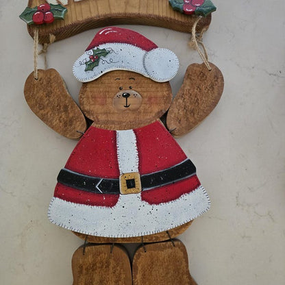 Seasonal Brown Bears Welcome Sign