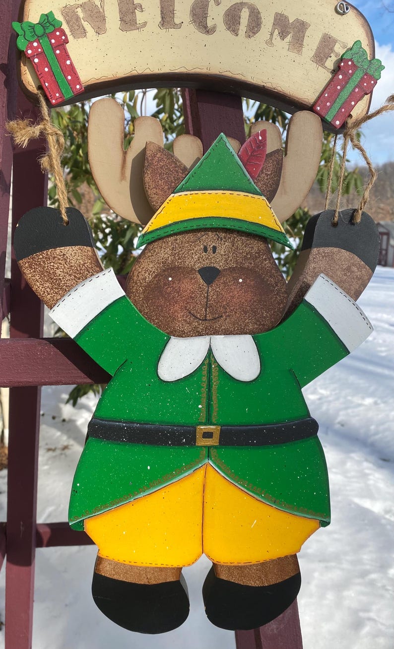 Seasonal Brown Bears Welcome Sign