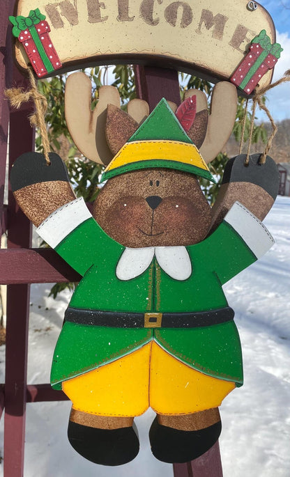 Seasonal Brown Bears Welcome Sign